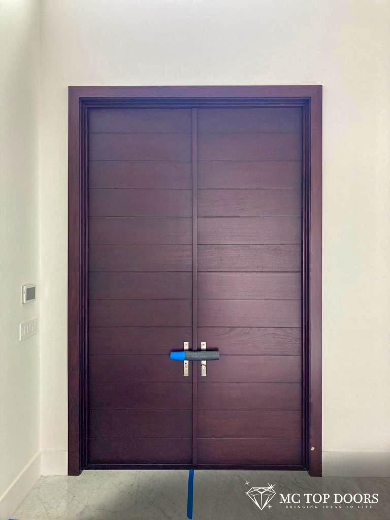 Custom Double Hung Wood Door