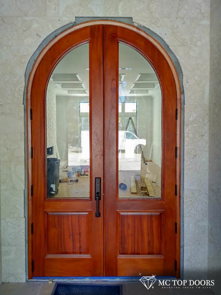 Custom Glass Door at MC Top Doors